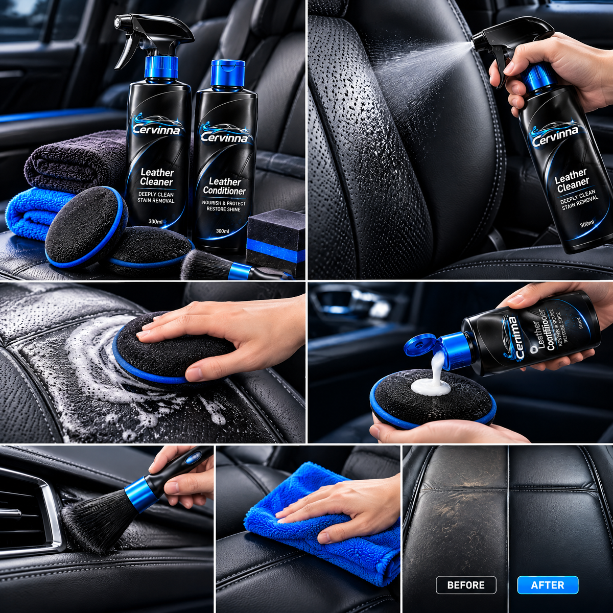 Leather Care Cleaning Kit