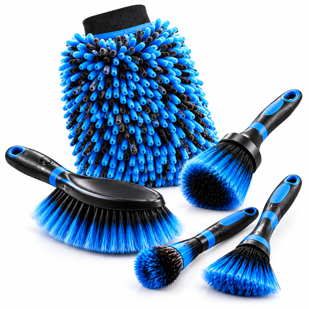 Car Wash Mitt & Soft Brush Set