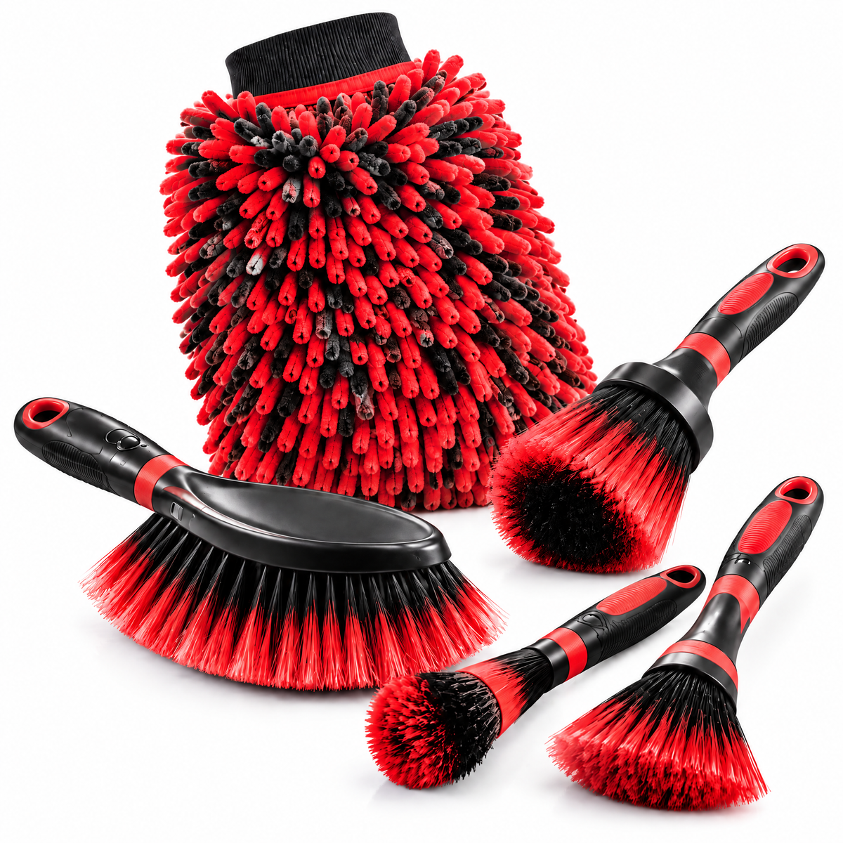 Car Wash Mitt & Soft Brush Set