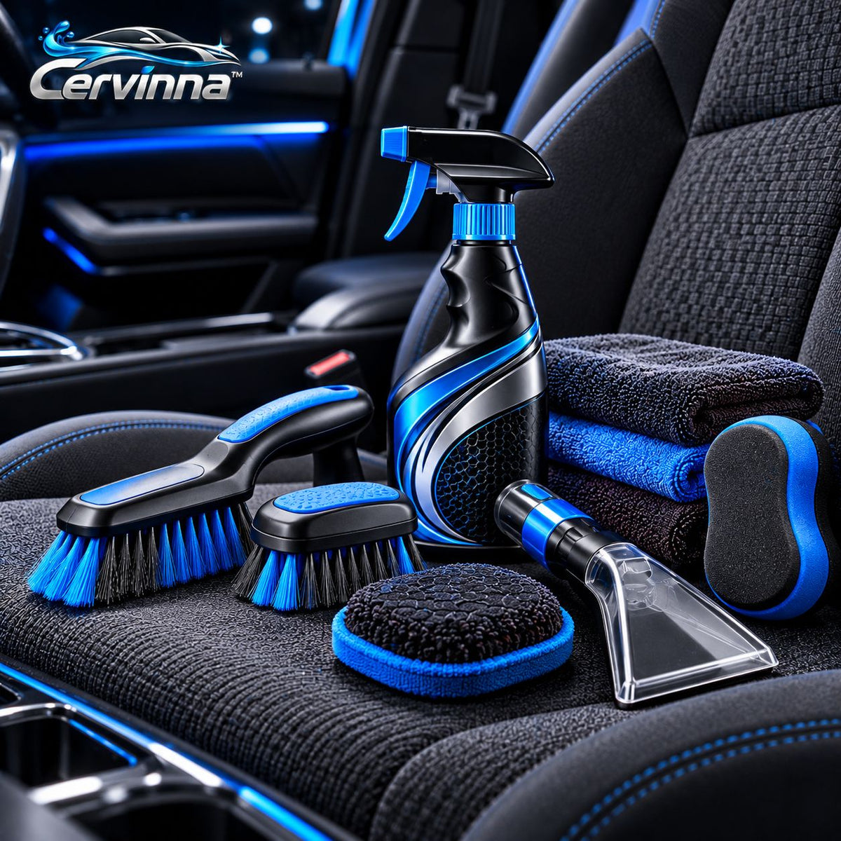 Car Seat & Upholstery Cleaning Kit
