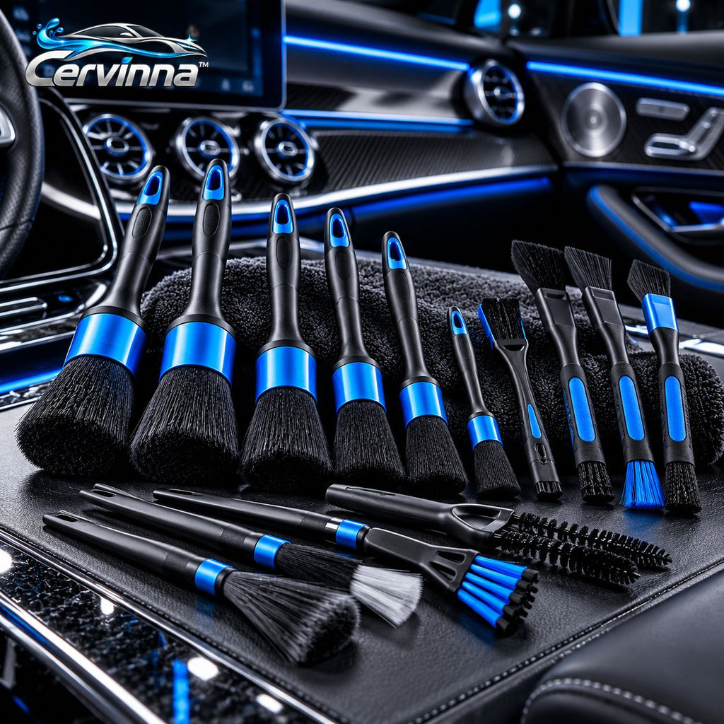 Interior Detailing Brush Set